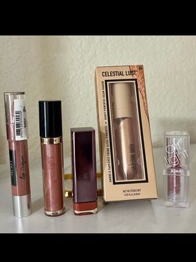 5PC Beauty Bundle Lips and Eyes- Jason Wu, Victoria’s Secret, Joah, Revlon, CG